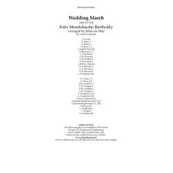 Wedding March : (from A Midsummerr Night's Dream)